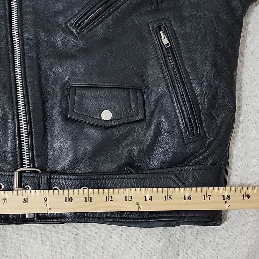 Street & Steel POLICE Motorcycle Jacket 40 & pants Chaps M Excellent condition - Picture 12 of 16